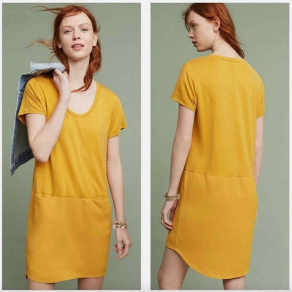 Dolan from Anthrpologie Yellow Tunic Dress